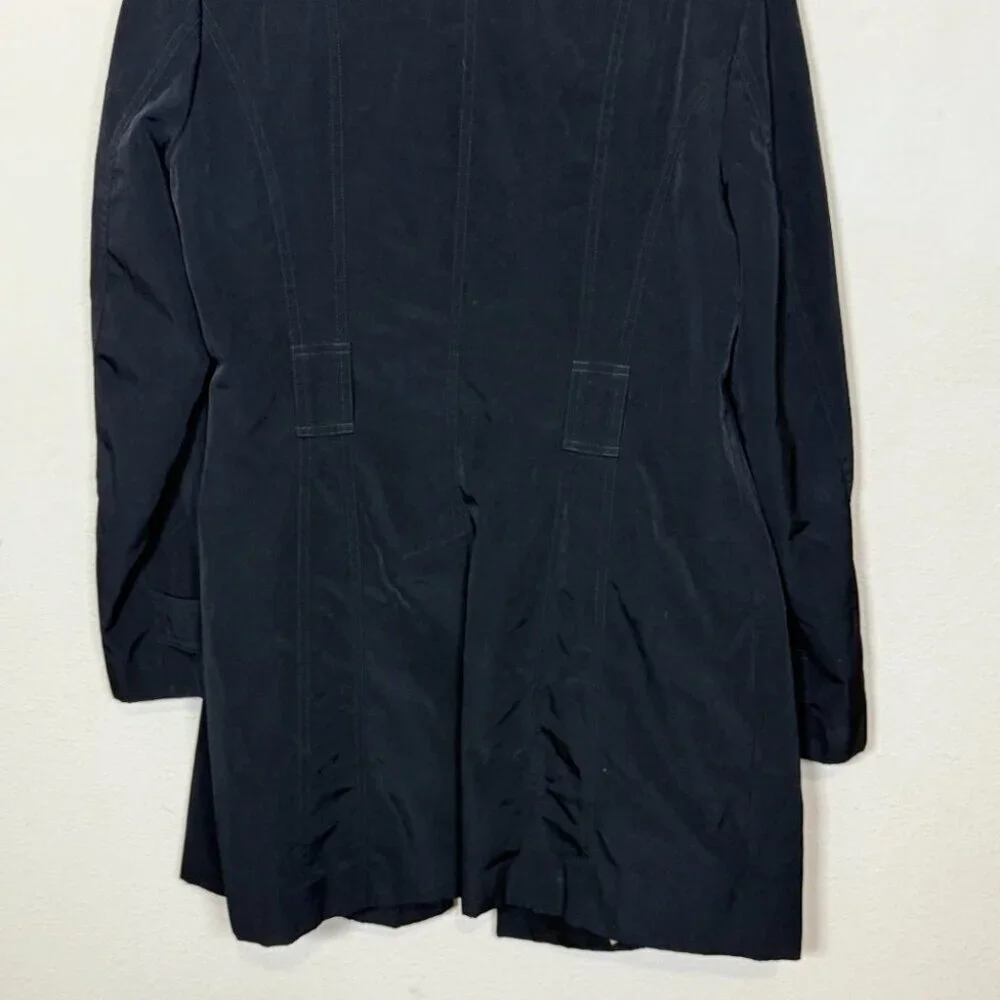 Calvin Klein trench coat jacket Sz M WOMEN USA - Picture 8 of 8